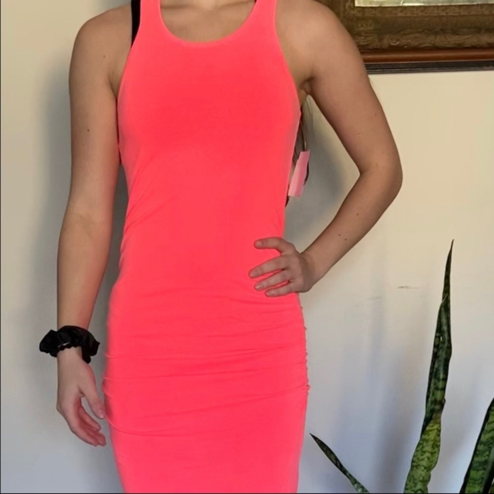 Michael Stars midi ruched dress NWOT Size XS